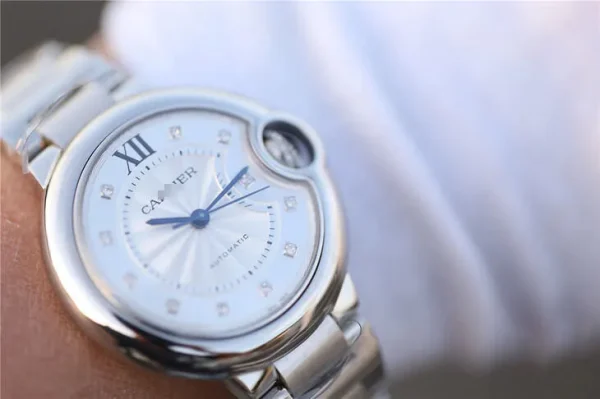 BALLON BLEU DE CARTIER WE902074 V6 FACTORY STAINLESS STEEL STRAP - Image 6