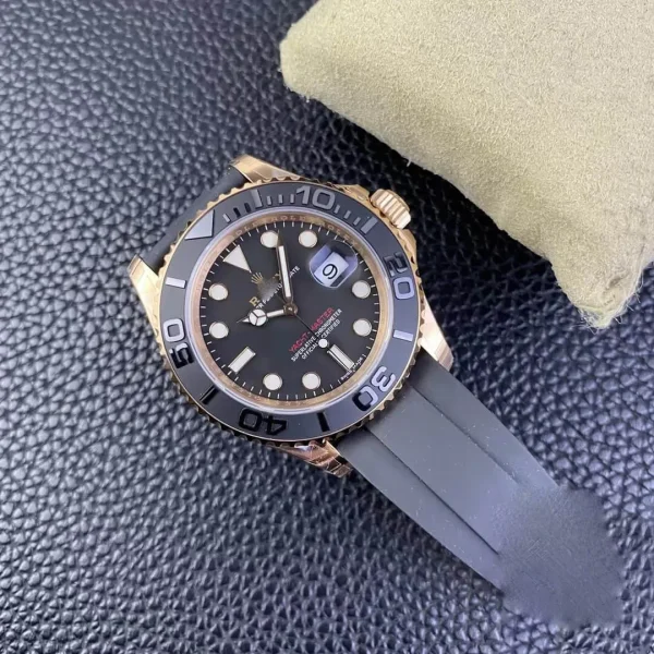 ROLEX YACHT MASTER M226658-0001 CLEAN FACTORY GRAY STRAP - Image 7