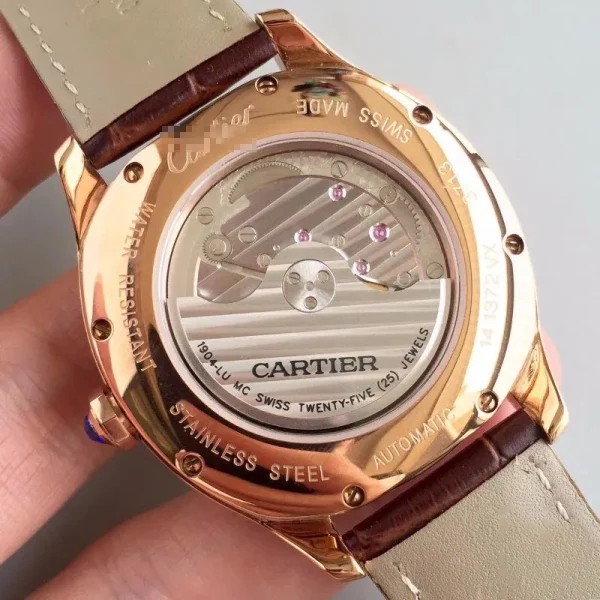 DRIVE DE CARTIER MOONPHASE WGNM0008 ROSE GOLD SILVER DIAL - Image 4