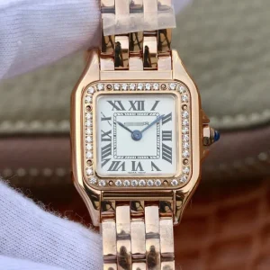 Brand Cartier Range Panthere Model WGPN0008 Gender Ladies Movement Swiss Quartz Movement Case Size 22 mm x 30 mm Factory 8848 Factory